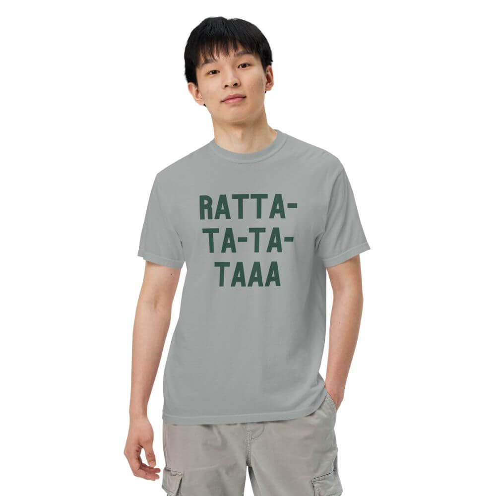 RATTA TA TA TAAA T-Shirt - Granite