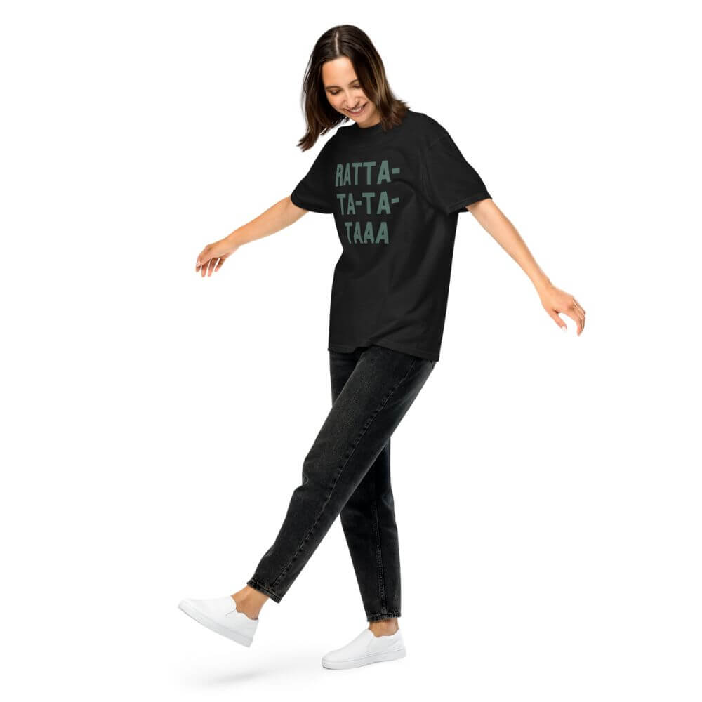 RATTA TA TA TAAA T-Shirt - Black