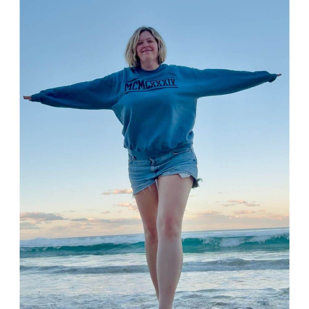 1989 Roman Numerals Sweatshirt - Ocean Blue