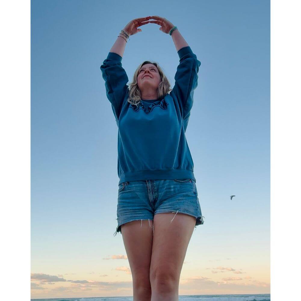 1989 Roman Numerals Sweatshirt - Ocean Blue