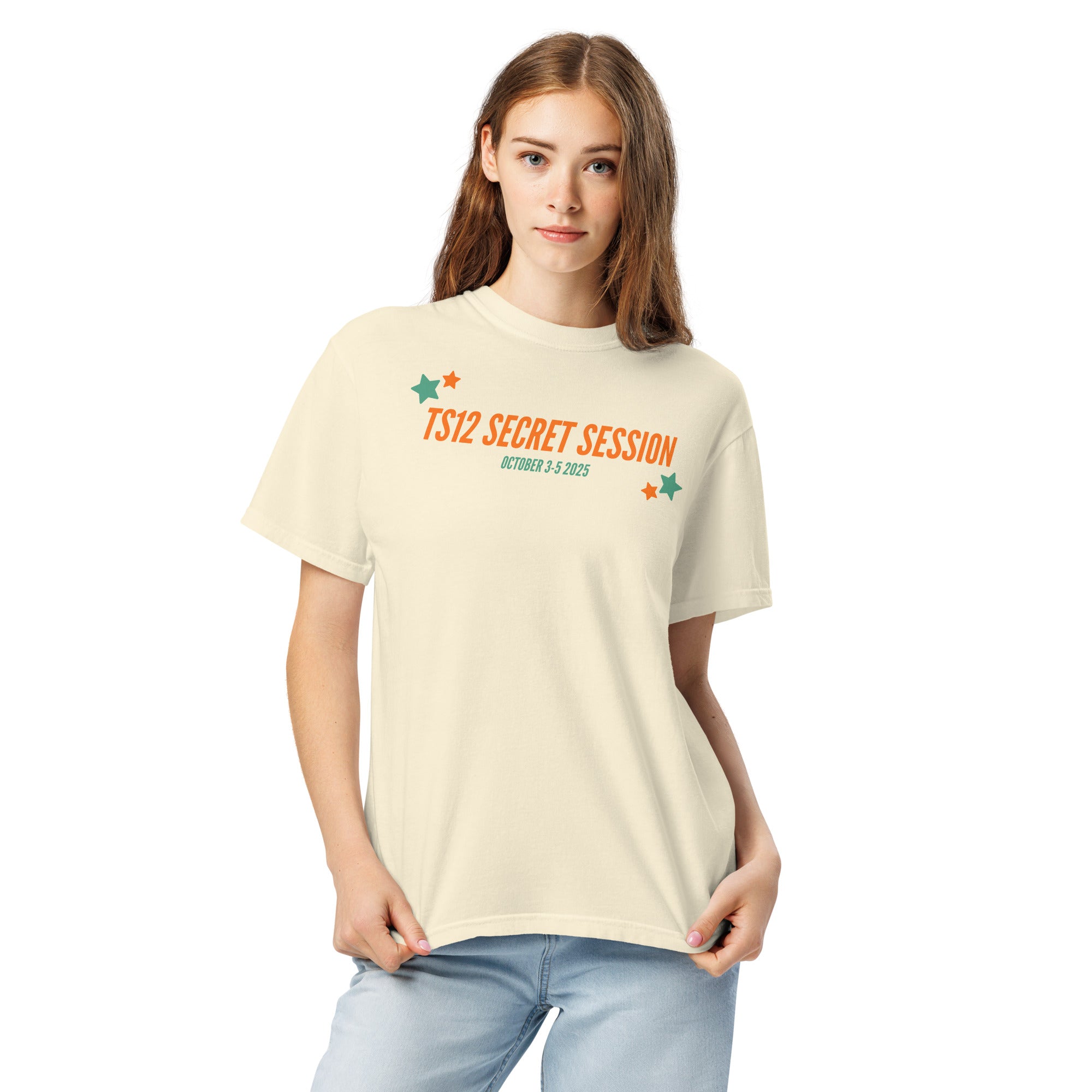 TS12 Secret Session T-Shirt - Ivory – Audrey Martha